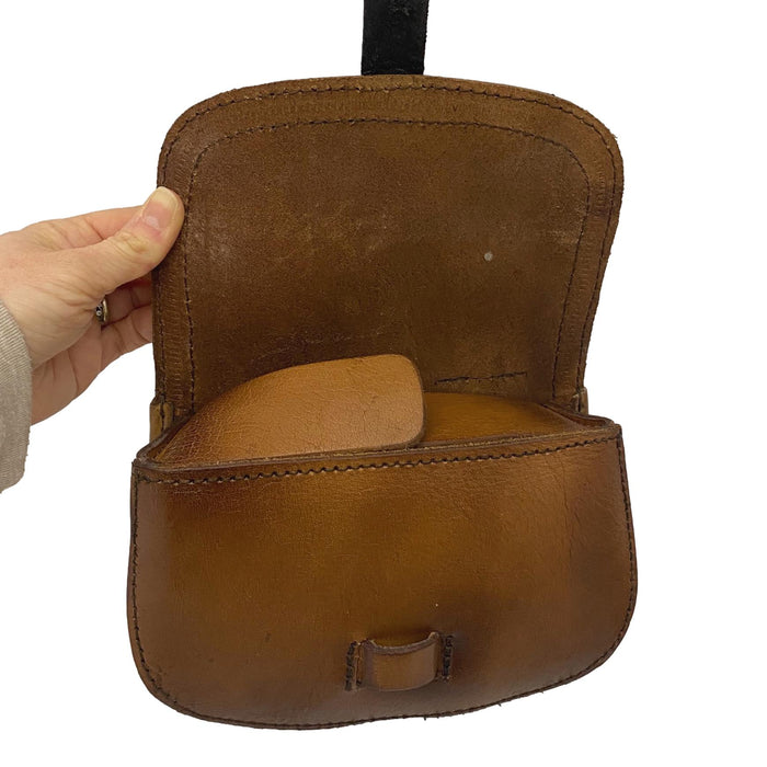 Medieval Leather Belt Bags - Outdoor Hunting Possibles Pouch - Leather Hip Purse - Utility Saddle Bag