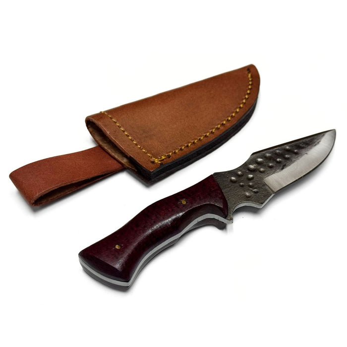 Blacksmith Hunter Knife with Micarta Handle and Carbon Steel Blade