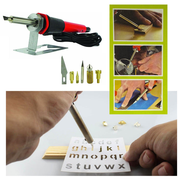 Wood Burning & Leather Branding Leathercraft Set