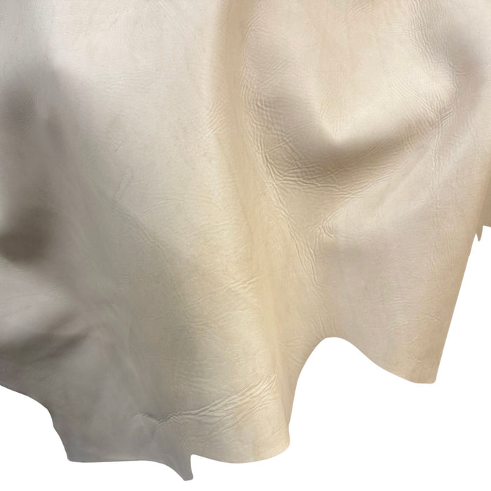 Medium Weight 5 oz Upholstery Hides - Cream