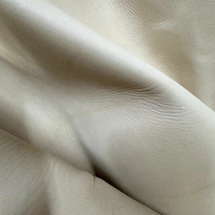 Medium Weight 5 oz Upholstery Hides - Cream