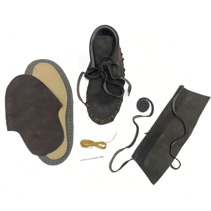 High Country Handmade Moccasin Leather Craft Kit - Make Your Own Moccasins - Men - Women - DIY Leathercraft Project