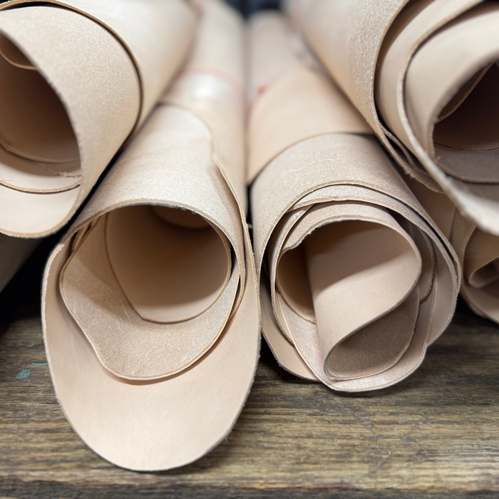 Extra Large Oak Cowhide Sides Leather Hides - A Grade 25-30 Square Feet