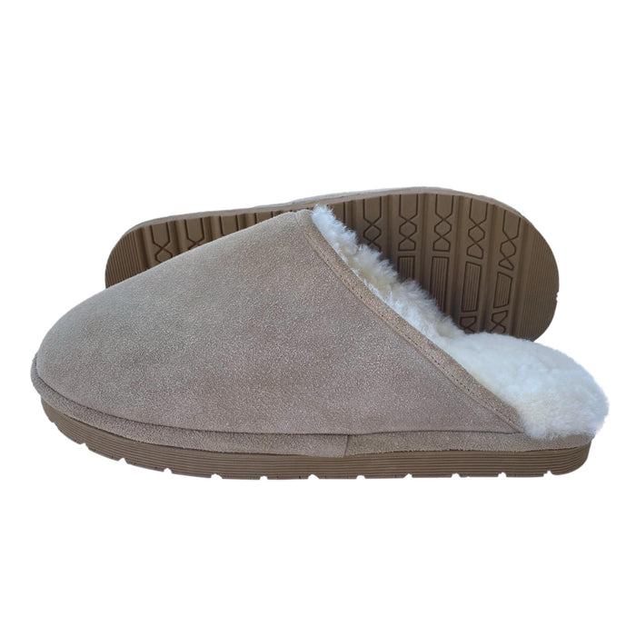 LU Sheepskin Men's Toasty Scuffs - Shearling Slip On Slippers