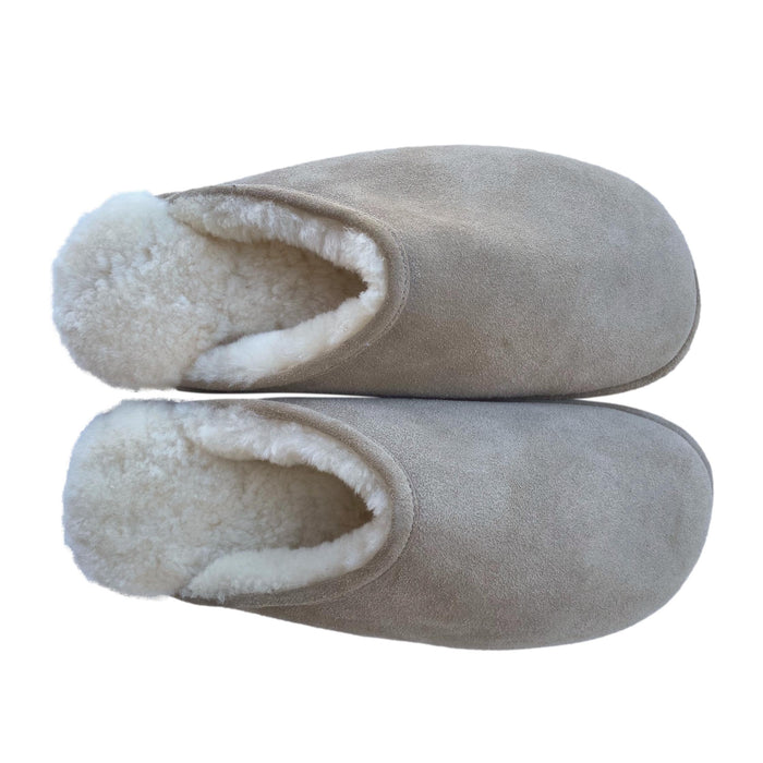 LU Sheepskin Men's Toasty Scuffs - Shearling Slip On Slippers