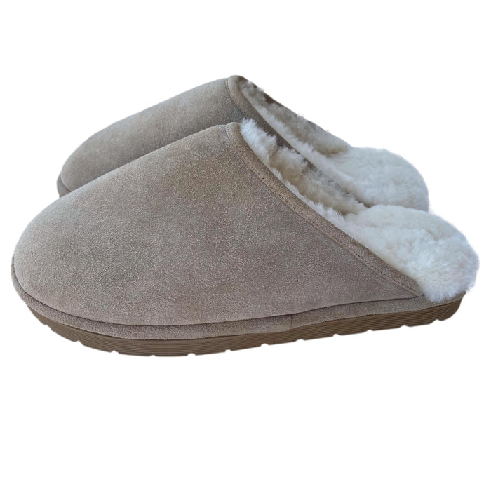 LU Sheepskin Men's Toasty Scuffs - Shearling Slip On Slippers