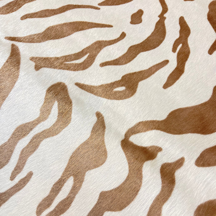 Mini Cowhides - Baby Zoo Rugs - Zebra, Snow Tiger, or Axis Deer - Printed Cowhide Cutout