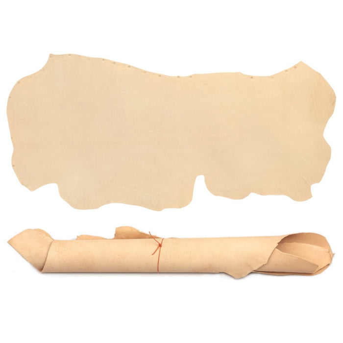 Large Oak Cowhide Sides Leather Hides - A Grade - B Grade - 20-24 Square Feet