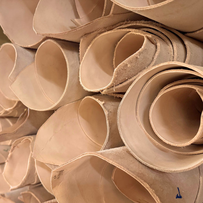 Large Oak Cowhide Sides Leather Hides - A Grade - B Grade - 20-24 Square Feet