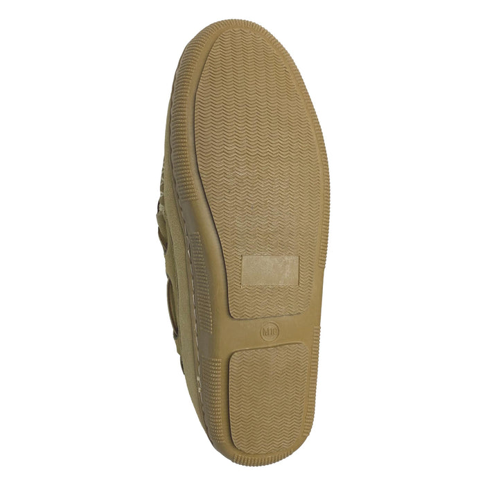 LU Classic Shearling Men's Moccasins - Men's Sheepskin Loafers Indoor Outdoor Slippers