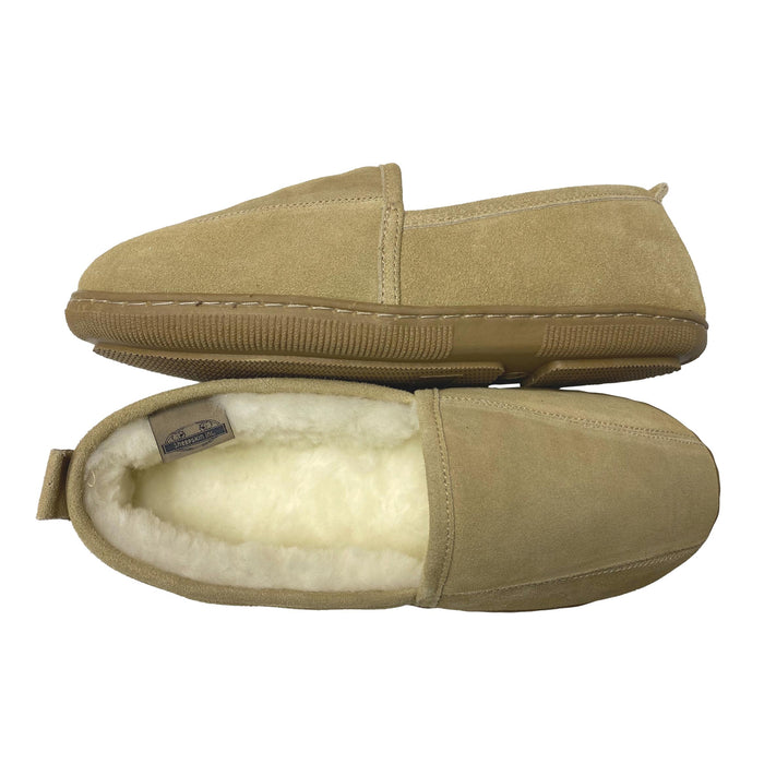 LU Men's Romeo Sheepskin Slippers - Men's Slip-On Shearling Slippers