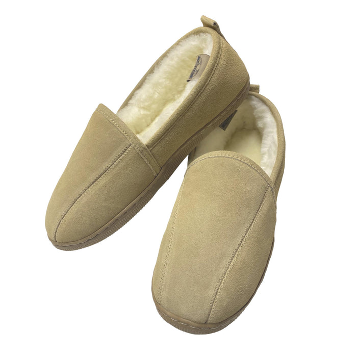 LU Men's Romeo Sheepskin Slippers - Men's Slip-Ons Shearling Slippers