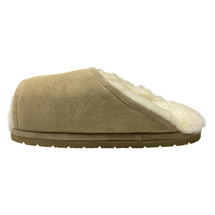 LU Men's Sheepskin Step-Ins - Shearling Adjustable Scuffs