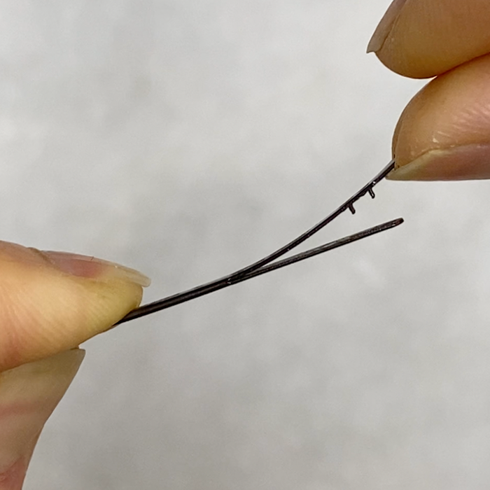 Split Needles for Leather Crafts - Two Prong Lacing Needles - Pack of 30 Craft Needles