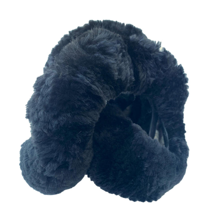 Sheepskin Steering Wheel Cover with Elastic Fitting - Car Accessory in Gray or Beige