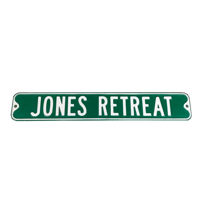 Hunting Themed Road Sign Decorations - Humorous Funny Metal Signs for Sportsmen