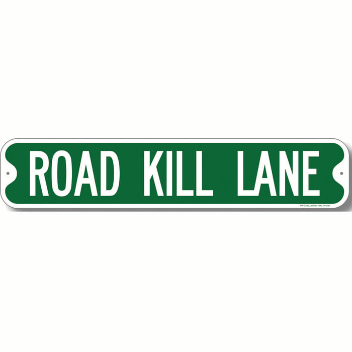 Hunting Themed Road Sign Decorations - Humorous Funny Metal Signs for Sportsmen