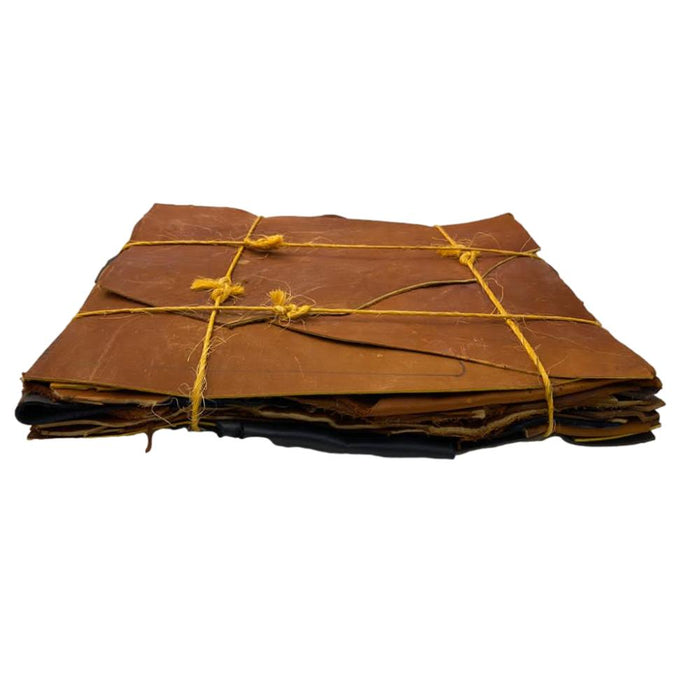 Cowhide Craft Bundles 4-6 oz Leather Pieces 10# Bundle