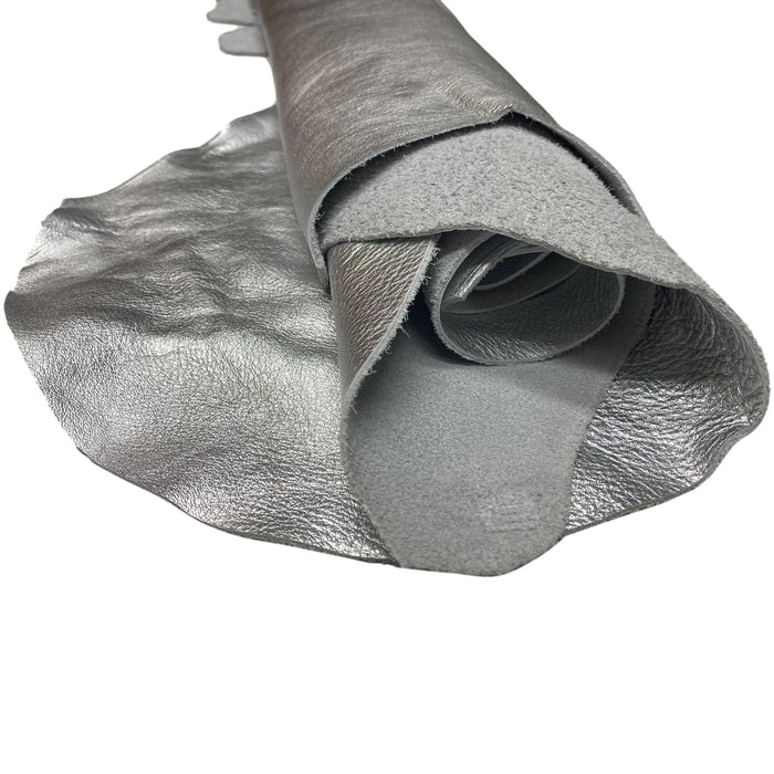 Premium Soft Metallic Handbag Leather Hides - 20-25 Square Feet - 3 oz Cowhide