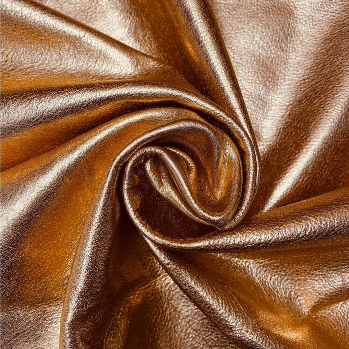 Premium Soft Metallic Handbag Leather Hides - 20-25 Square Feet - 3 oz Cowhide