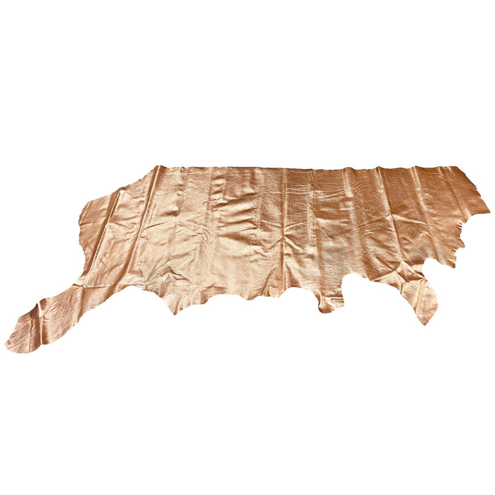 Premium Soft Metallic Handbag Leather Hides - 20-25 Square Feet - 3 oz Cowhide