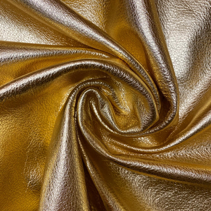 Premium Soft Metallic Handbag Leather Hides - 20-25 Square Feet - 3 oz Cowhide