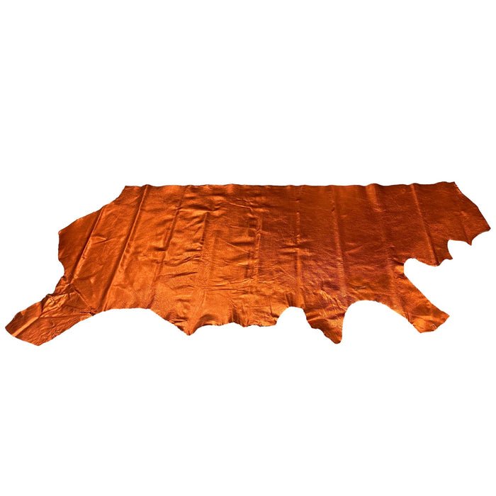 Premium Soft Metallic Handbag Leather Hides - 20-25 Square Feet - 3 oz Cowhide