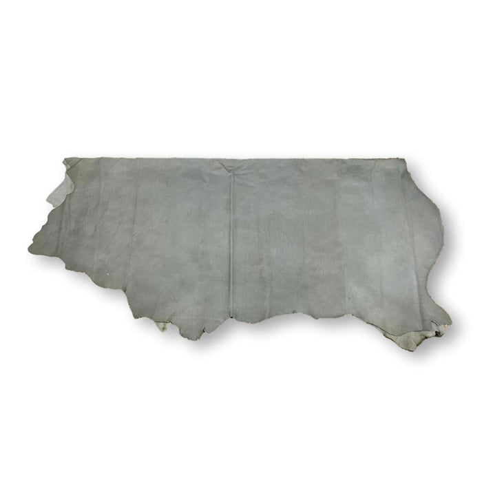Light Gray Upholstery Leather - Large Full Hides - Extra Large Full Hides - Cowhide Die Cut Squares