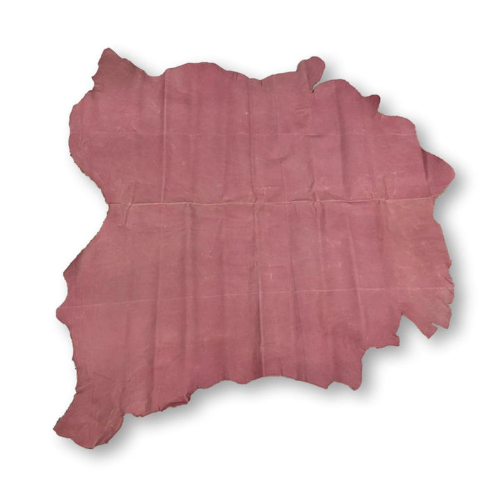 Orchid Upholstery Leather - Large Full Hides - Extra Large Full Hides - Cowhide Die Cut Squares