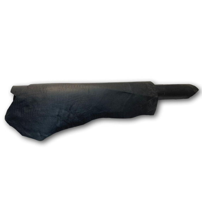 Lizard Print Black Lining Leather Hide - 2 oz Cowhide Split - 8-13 Square Feet
