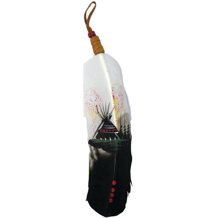 Beautiful Hand Painted Wildlife Themed Feathers