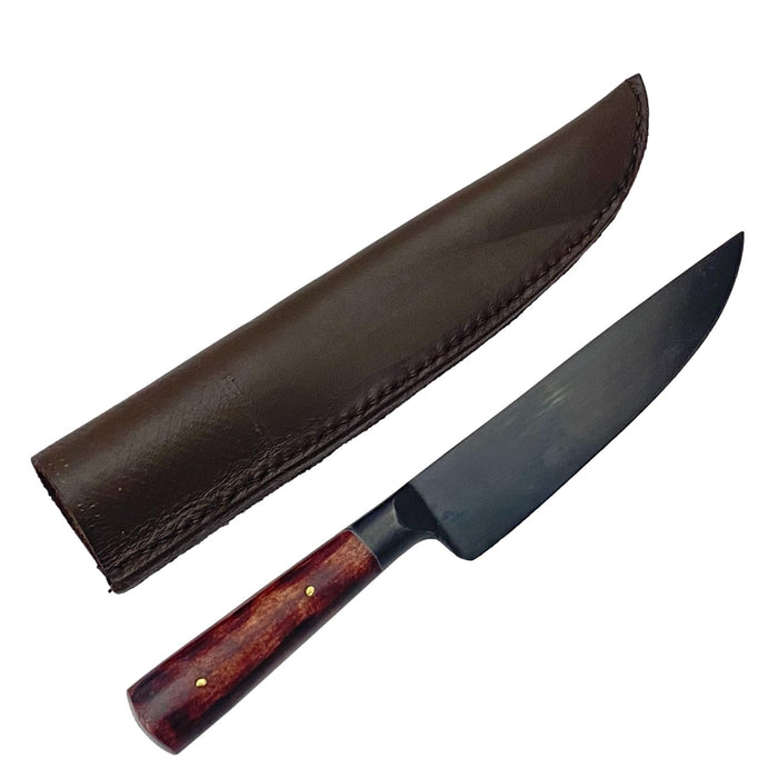 Roach Belly with Sheath - Old English Curved Knife