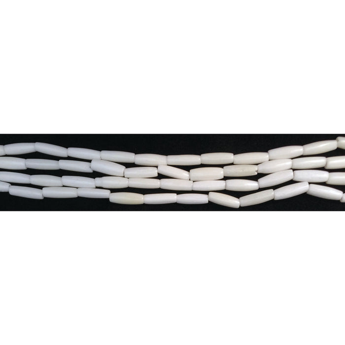 Thin White Bone Hairpipe - .5" - 1" - 1.5" - Pack of 100 Beads