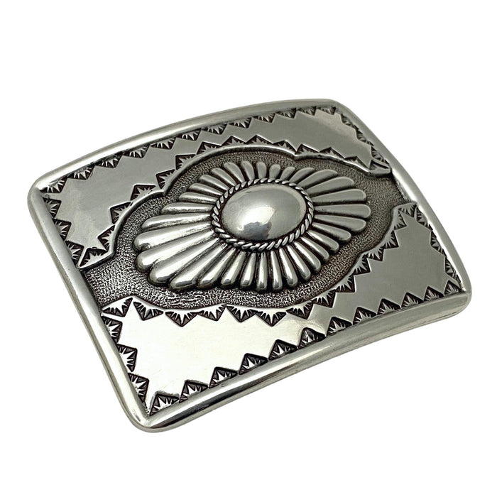 Rectangular Southwestern Trophy Belt Buckle