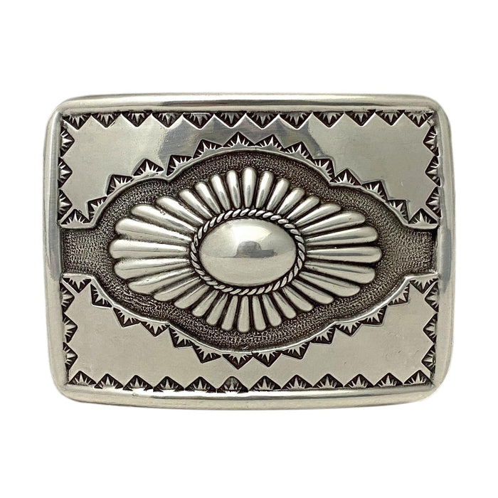 Rectangular Southwestern Trophy Belt Buckle