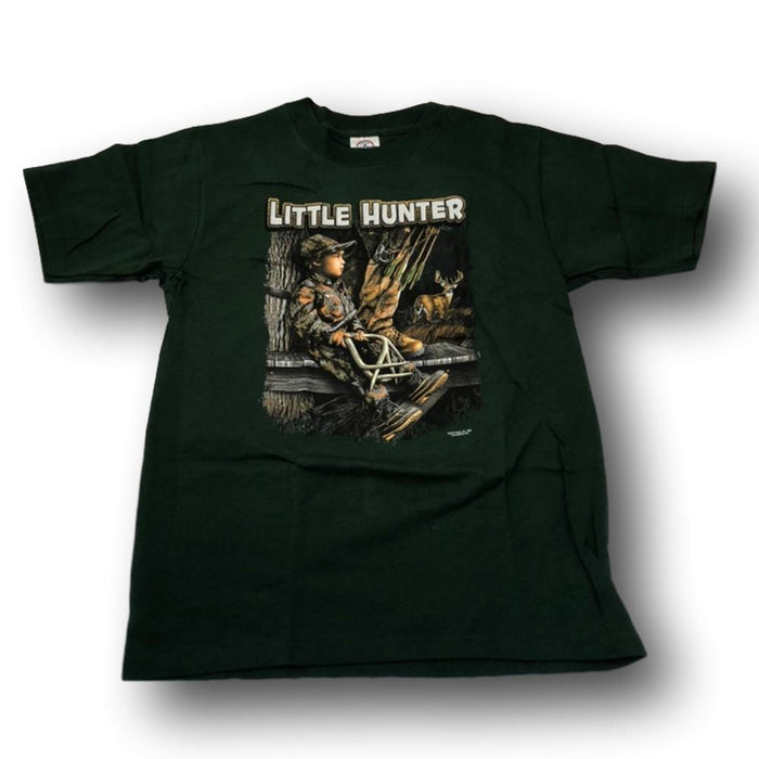 "Little Hunter" Kid's T-shirt - Youth L - Youth M