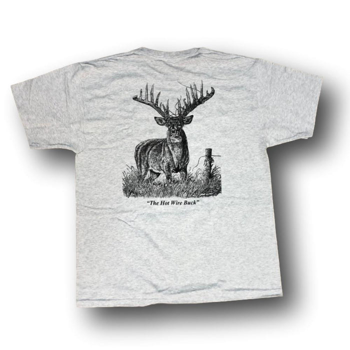 Jim Tostrud's "Hot Wire Buck" T-Shirt