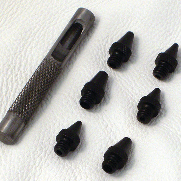 Mini Interchangeable Drive Punch Set Leather Craft Tool