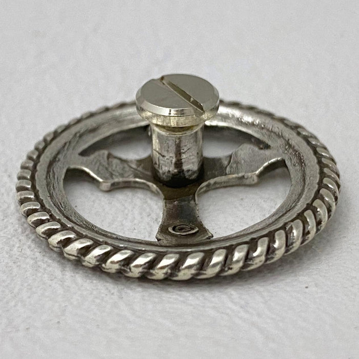 4 Pack Christian Cross Screw Back Conchos with Roped Edge - 3/4"