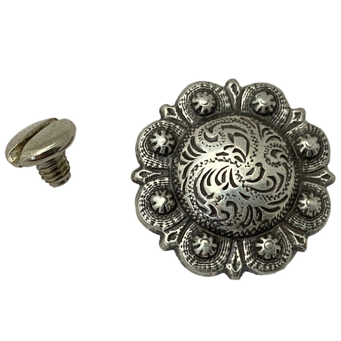 4 Pack Berry Celtic Screw Back Conchos - 1 1/4"