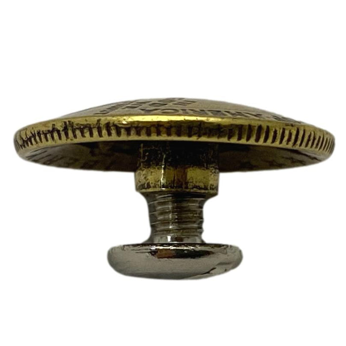 Gold Eagle Screw Back Conchos - 3/4" - 4 pack