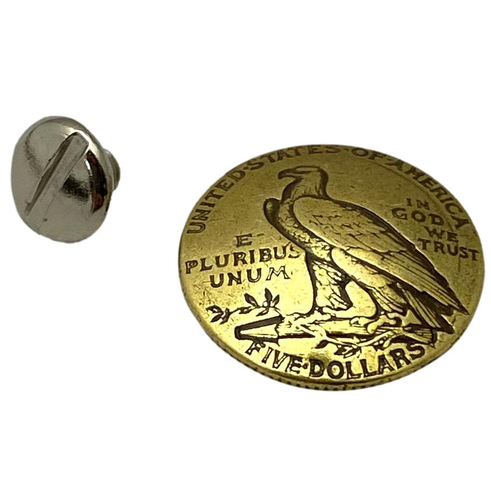 Gold Eagle Screw Back Conchos - 3/4" - 4 pack