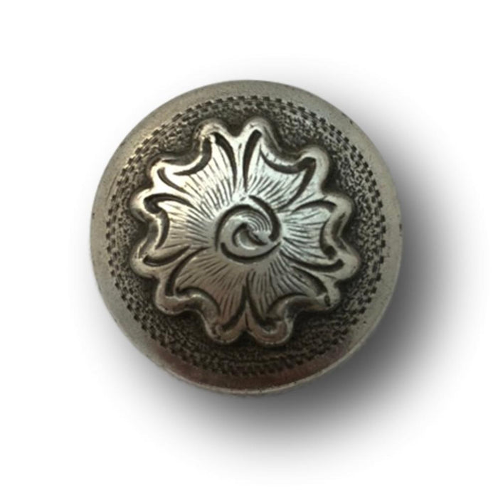 Flower Screw Back Concho - 1" - 4 Pack Conchos