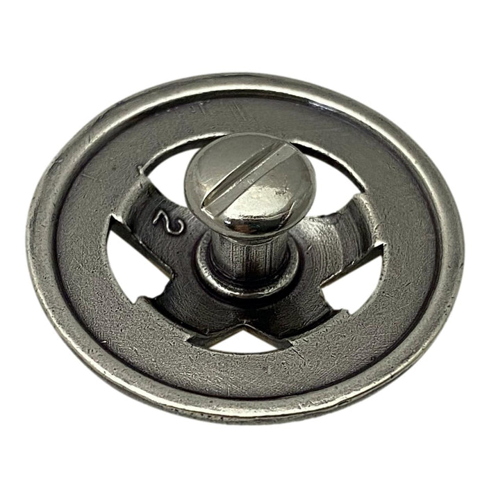 4 Pack Two Toned Gold Star Screw Back Conchos - 1 1/4"