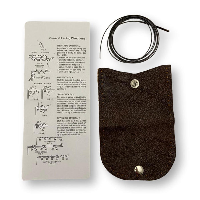 Make Your Own Leather Coin Purse Kit - DIY Leather Accessory