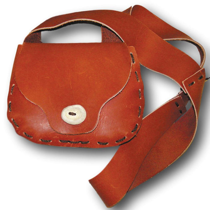 Make Your Own Leather Possible Bag Kit - DIY Rustic Cross Body Satchel - Mountain Man Wilderness Muzzleloader Pouch - Shooting Bag Craft
