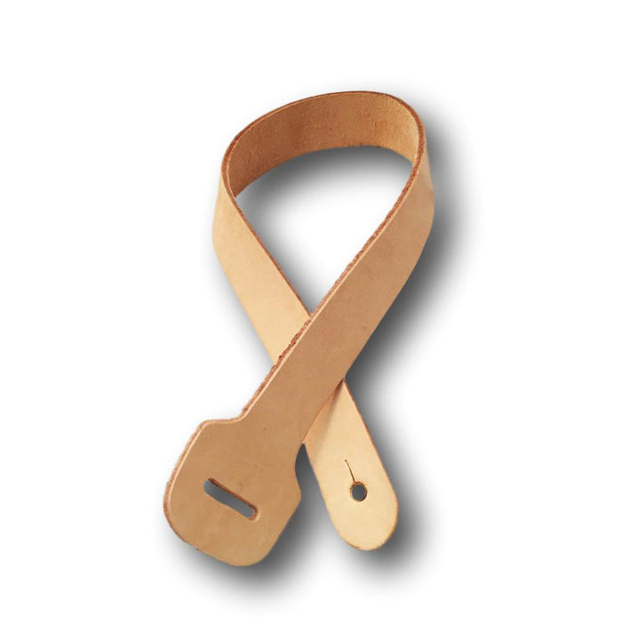 Adjustable DIY Leather Guitar Strap Kit - Personalize Your Own Guitar Strap - 8 oz Natural Russet Oak Leather