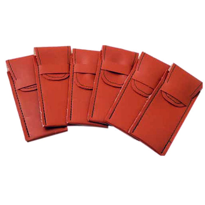 Soft Strong Red Vinyl Dart Pouches - Leather-Like Dart Case Holders