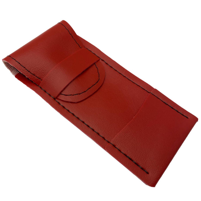 Soft Strong Red Vinyl Dart Pouches - Leather-Like Dart Case Holders