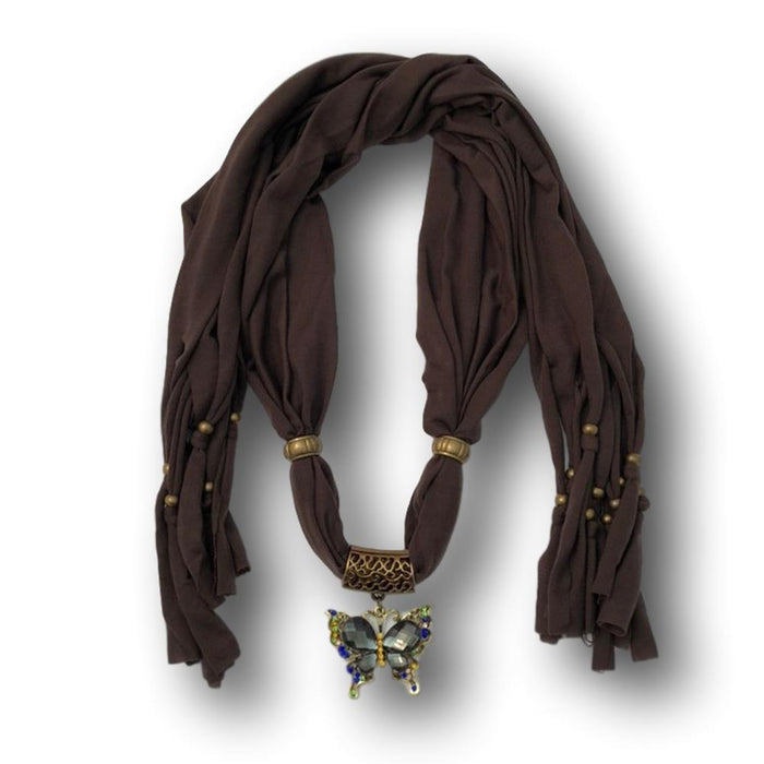 Unique Charming Fashion Scarves with Pendants - Assorted Pack of 3